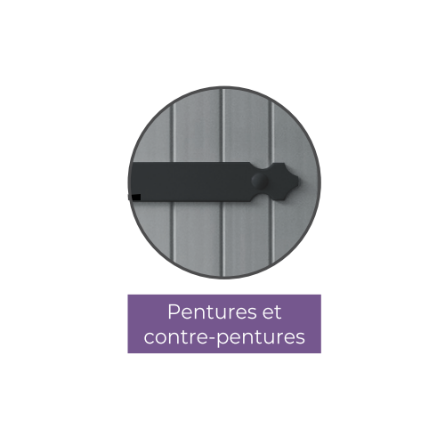 Penture bout festonne