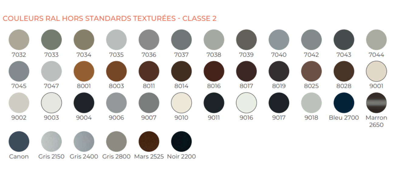 Icare-venus-nuancier-couleurs-ral-hors-standard-texturées-classe2-bis