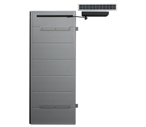 volet battant aluminium Thor solaire sans bâti gris Sothoferm